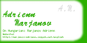 adrienn marjanov business card